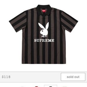 Authentic supreme x Playboy Jersey